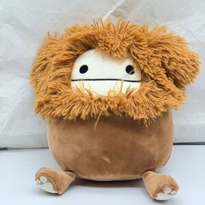 Squishmallows Benny Bigfoot 8” Brown Yeti Sasquatch  Soft Kellytoy Stuffed Toy